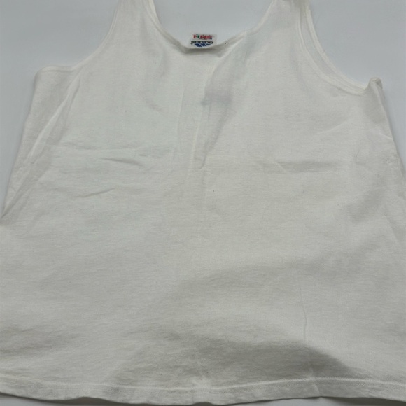 Vintage 90’s Adidas White Sleeveless Shirt Size Large - Picture 6 of 9